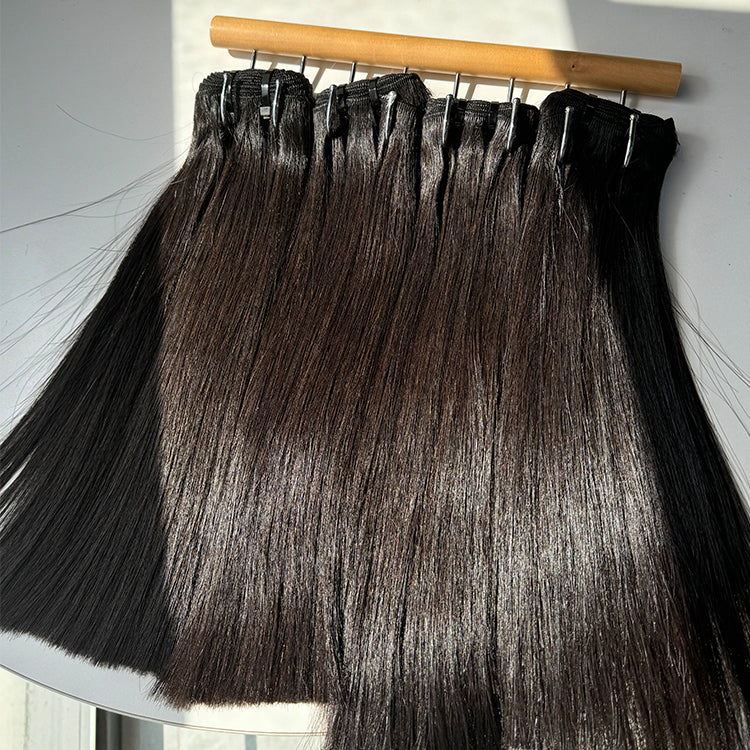 Bone Straight Raw hair bundles