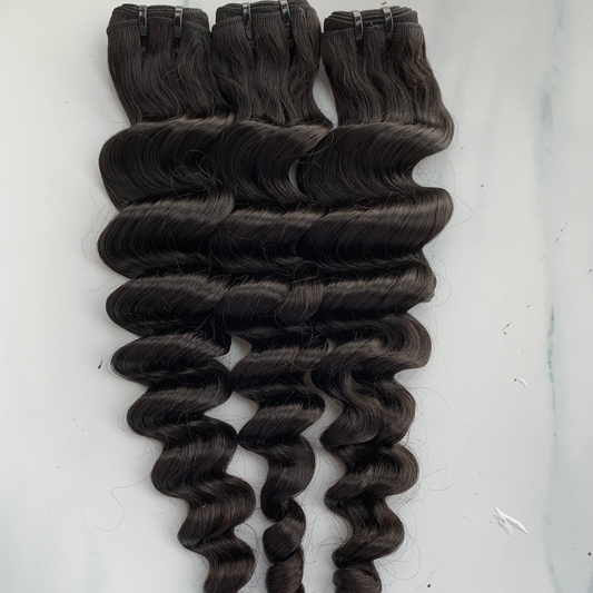 1 lot de cheveux bouclés birmans.