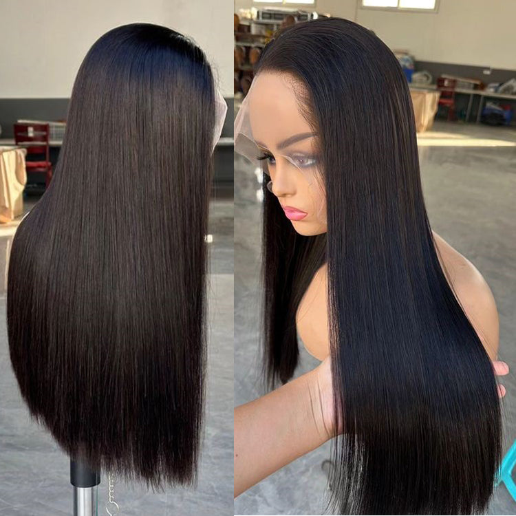 Bone straight hair