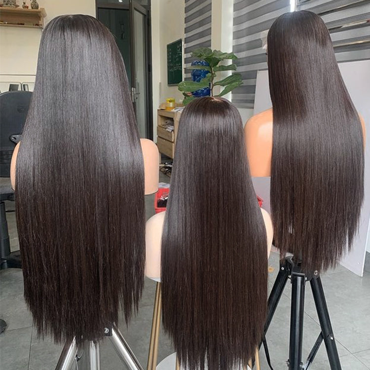 Bone straight hair wig