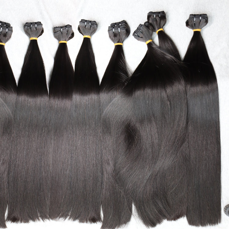 Bone Straight Raw Hair Bundles
