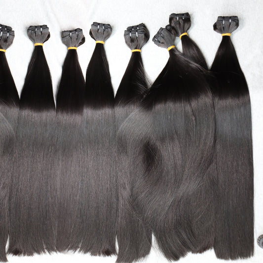 Bone Straight Raw Hair Bundles