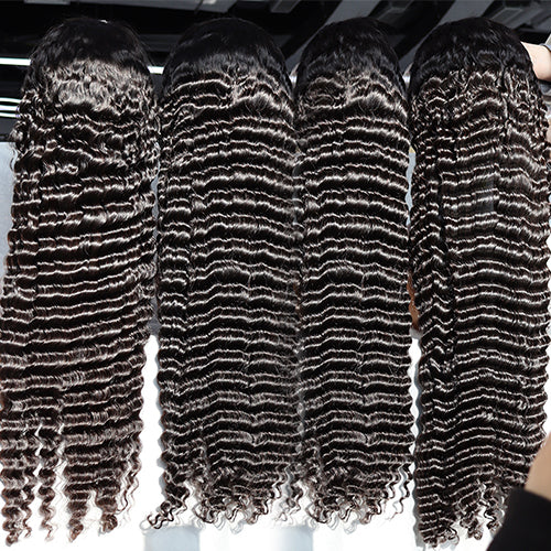 deep wave wig human hair