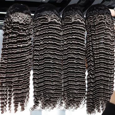 deep wave wig human hair