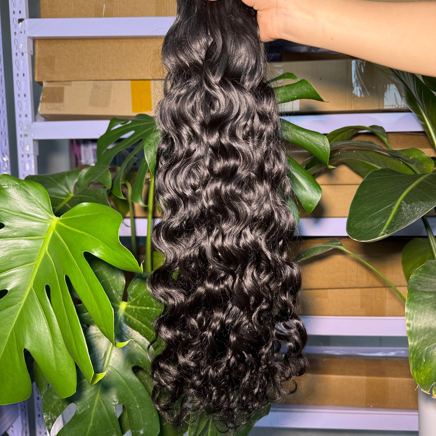 natural wave Tape in Extensions