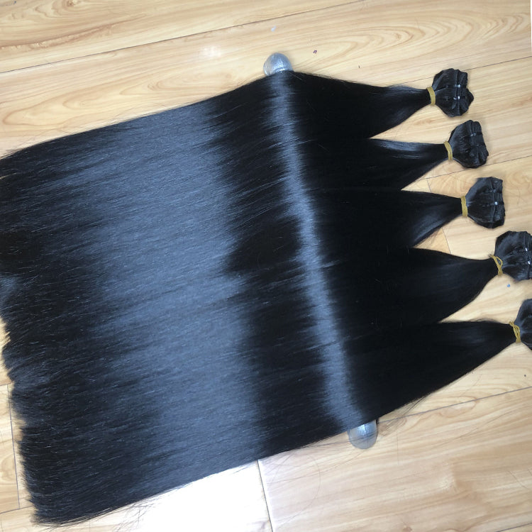3 bundles straight human hair bundles