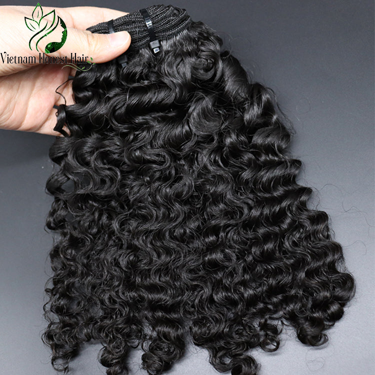 (3 Bundles)Cambodian Human Hair Burmese Curly Bundles