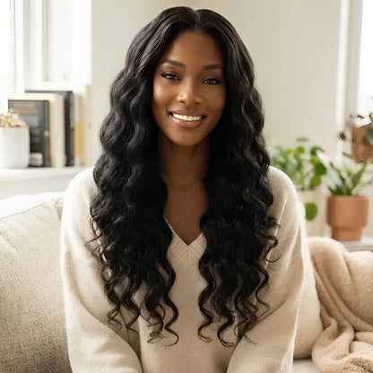 (3 Bundles Deal) Raw Cambodian Wave Hair Bundles Double Drawn