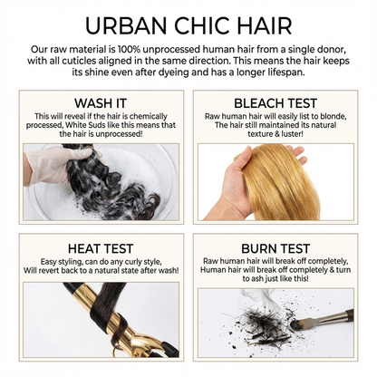 (3Bundles+5X5 HD Closure) Virgin Kinky Straight Hair Bundles Double Drawn
