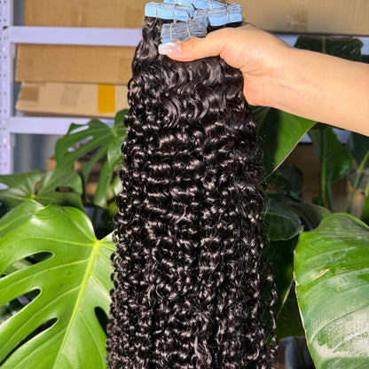 deep curly Tape in Extensions