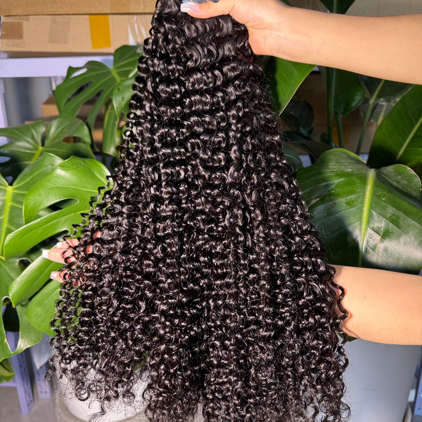 deep curly Tape in Extensions