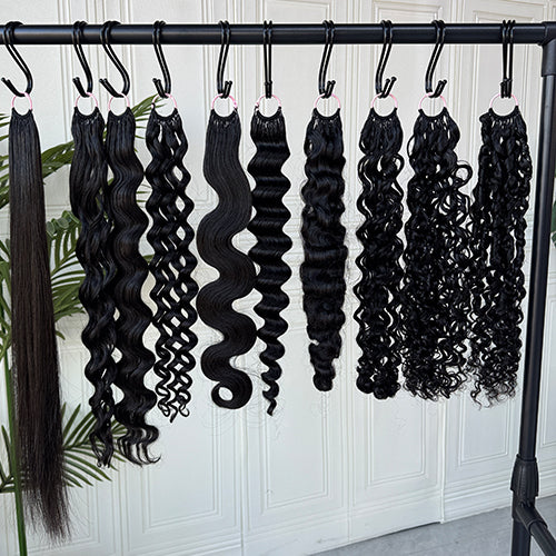 Wholesale Crochet Feather Raw Human Hair Extensions