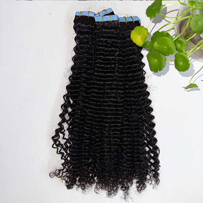 Kinky curly Tape in Extensions