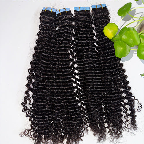 Kinky curly Tape in Extensions