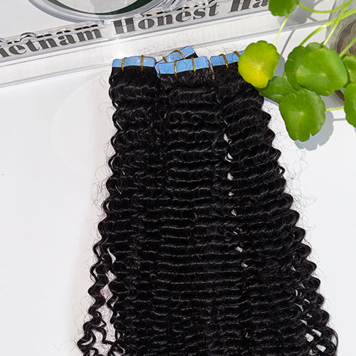Kinky curly Tape in Extensions