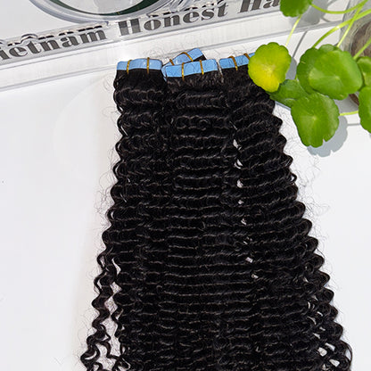 Kinky curly Tape in Extensions