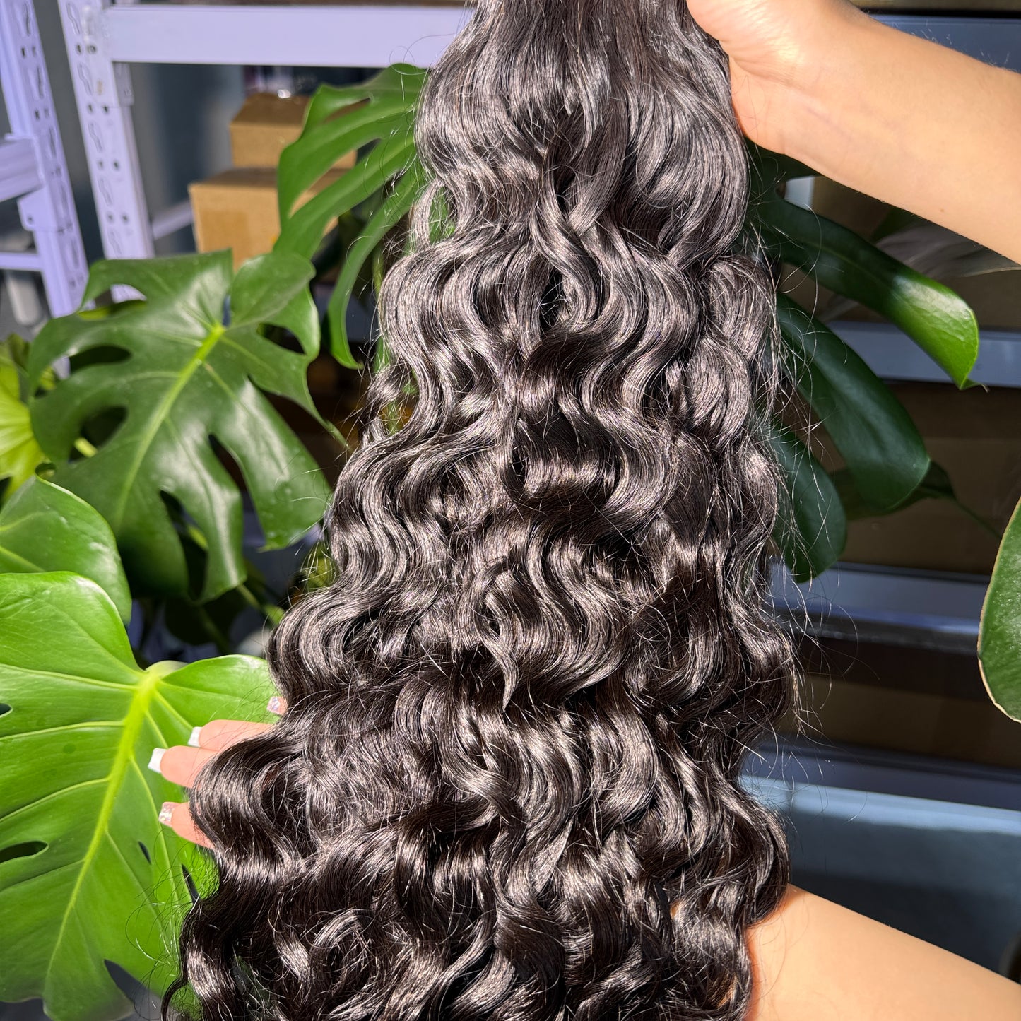 natural wave Tape in Extensions