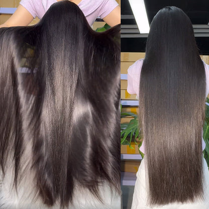 30inch Super double drawn straight hair wig